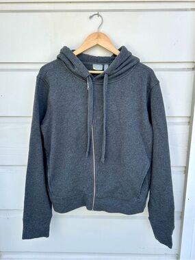 Zella Charcoal Gray Full-Zip Hoodie Jacket